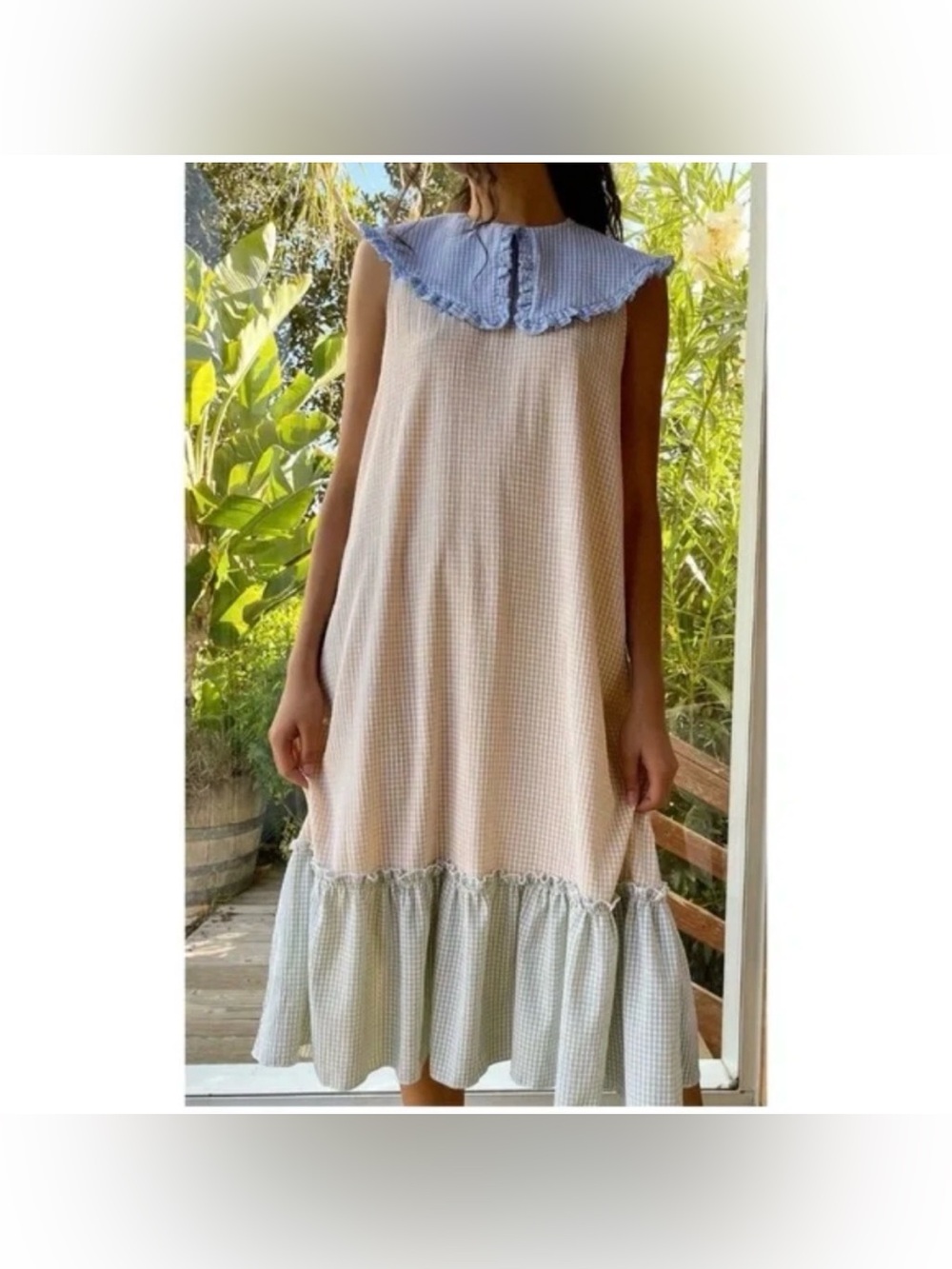 Lisa Says Gah Stevie Dress - Patchwork Gingham